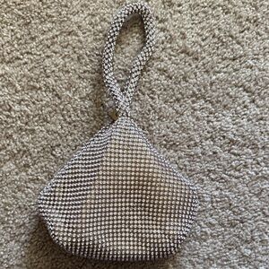 Elegant Silver Women's Bag